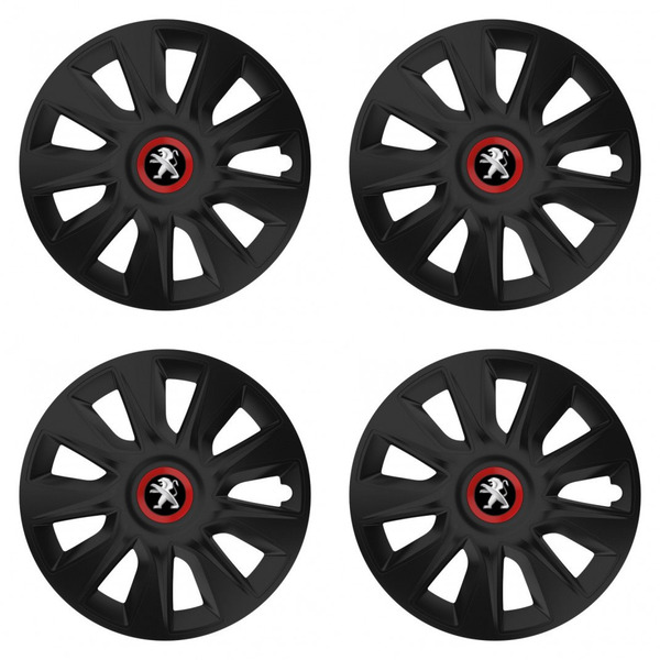 capace pentru Peugeot (logo vechi) 16 STRATOS RR black