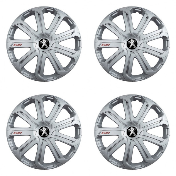 capace pentru Peugeot (logo vechi) 16 Evo silver