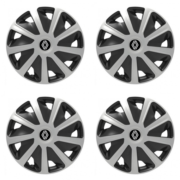 capace pentru Renault (logo nou) pentru dube 15 Craft silver and black