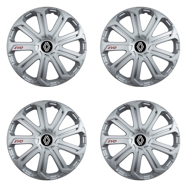 capace pentru Renault (logo nou) 15 Evo silver