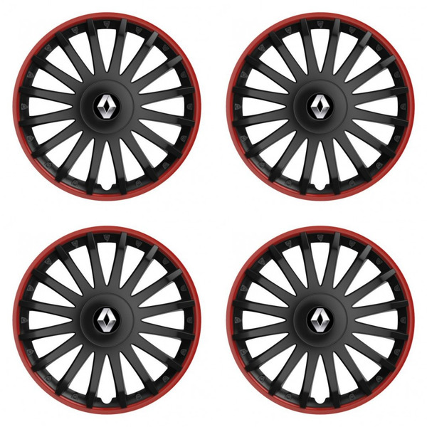 capace pentru Renault (logo vechi) 16 CRYSTAL RO black
