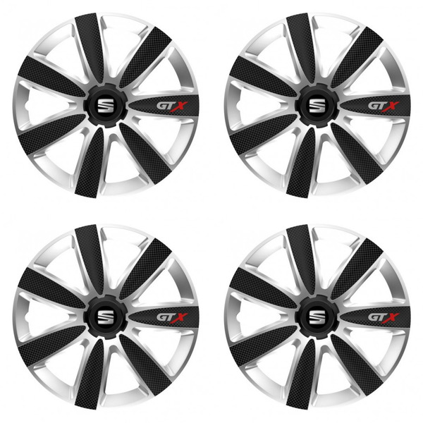 capace pentru Seat 14 GTX CARBON silver/black