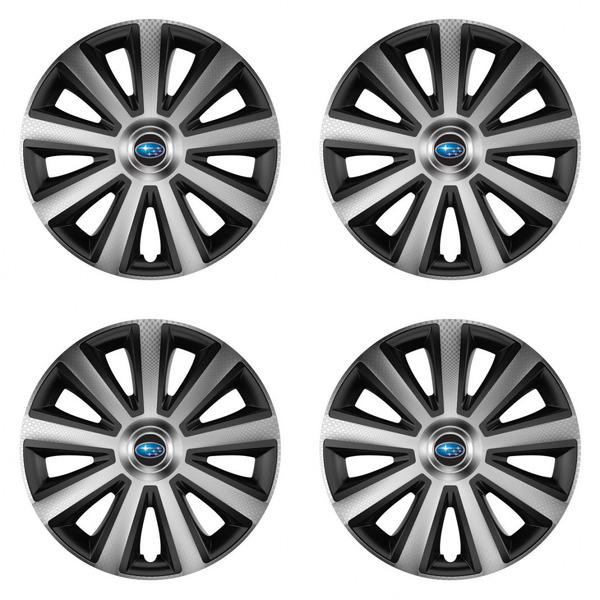 capace pentru Subaru 15 Aviator carbon silver&black