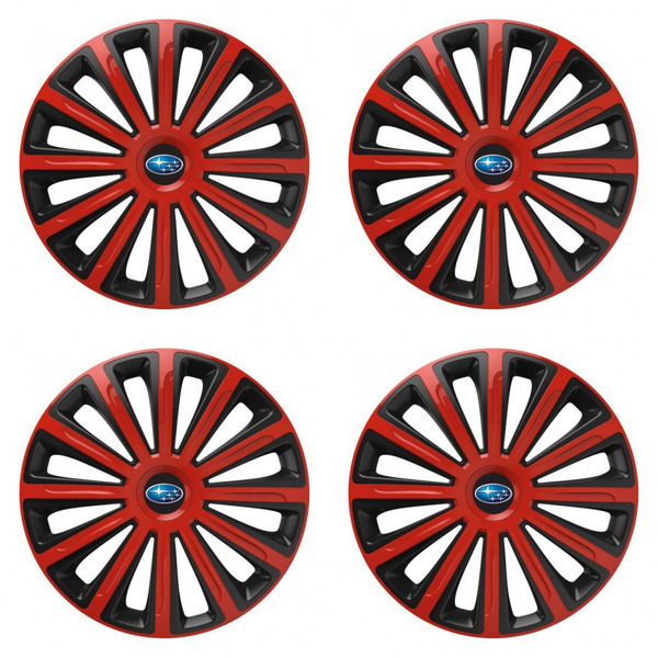 capace pentru Subaru 15 TREND red and black