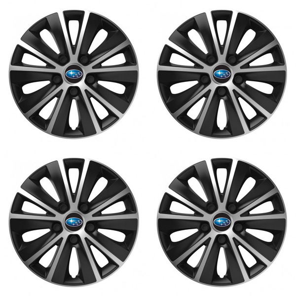 capace pentru Subaru 14 RAPIDE silver and black