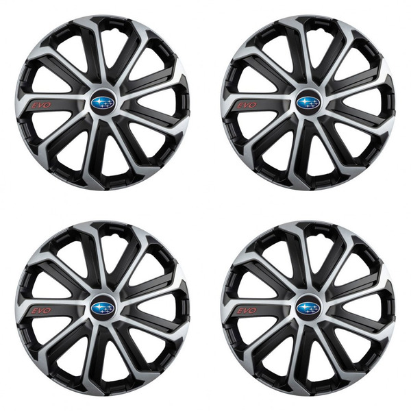 capace pentru Subaru 14 Evo black&silver