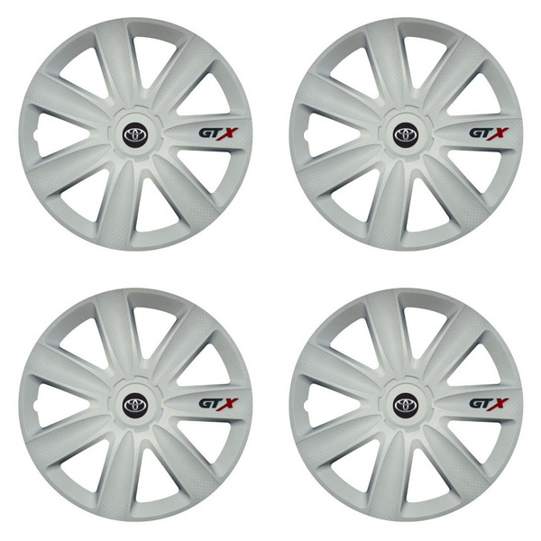 capace pentru Toyota 16 GTX carbon white