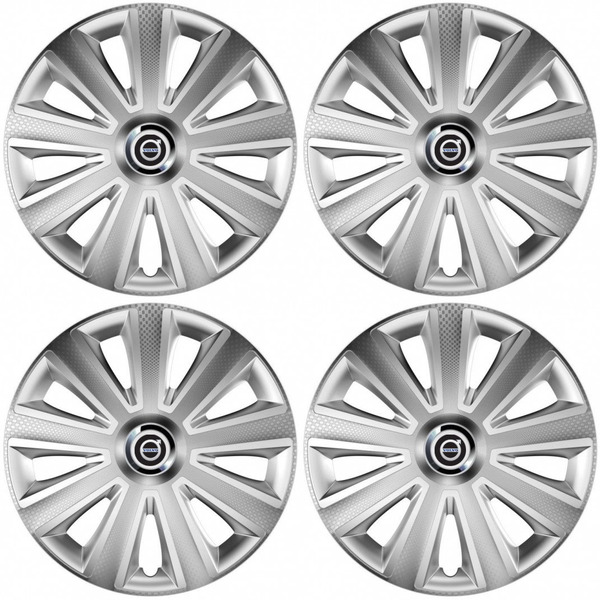 capace pentru Volvo (negru) 14 Aviator carbon RC silver