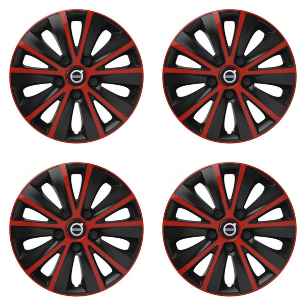 capace pentru Volvo (negru) 14 RAPIDE red and black