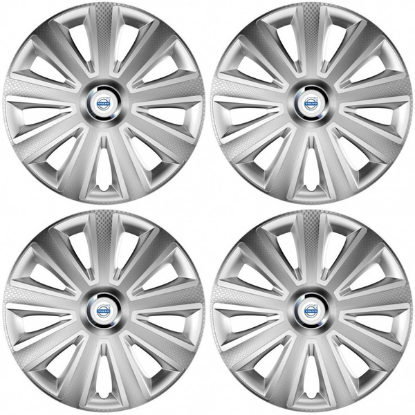 capace pentru Volvo (alb) 14 Aviator carbon RC silver