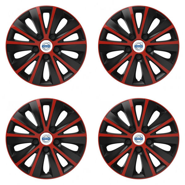 capace pentru Volvo (alb) 14 RAPIDE red and black
