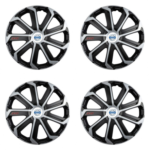 capace pentru Volvo (alb) 15 Evo black&silver