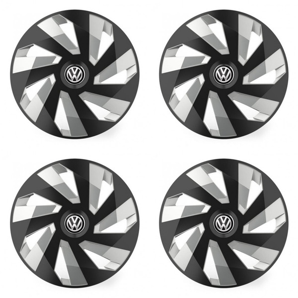 capace pentru VW (negre) 14 Vector RC black and silver