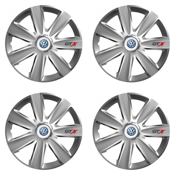 capace pentru VW (albastru) 15 GTX CARBON silver
