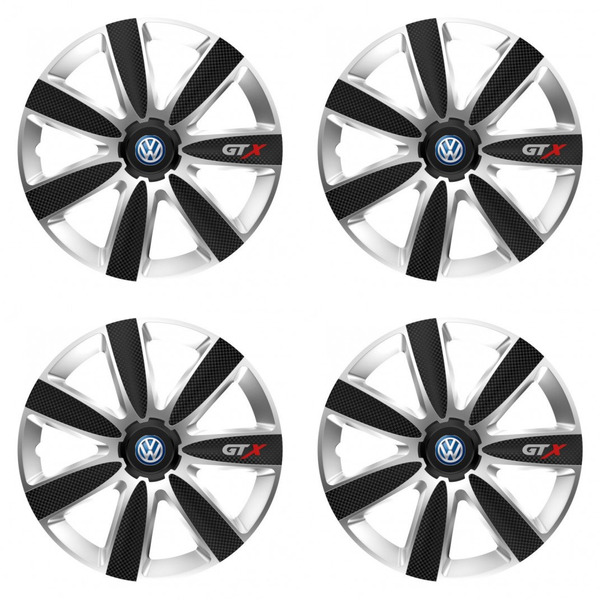 capace pentru VW (albastru) 16 GTX CARBON silver/black