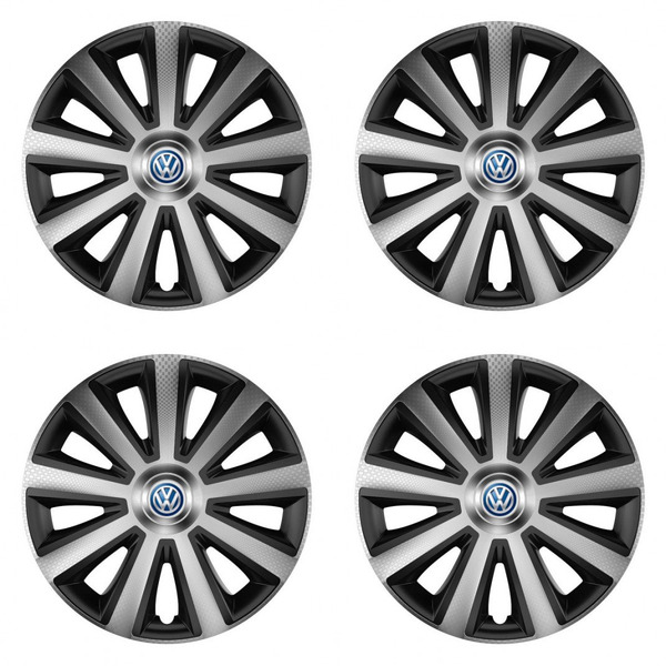 capace pentru VW (albastru) 16 Aviator carbon silver&black