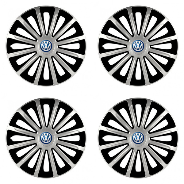 capace pentru VW (albastru) 15 TREND silver and black