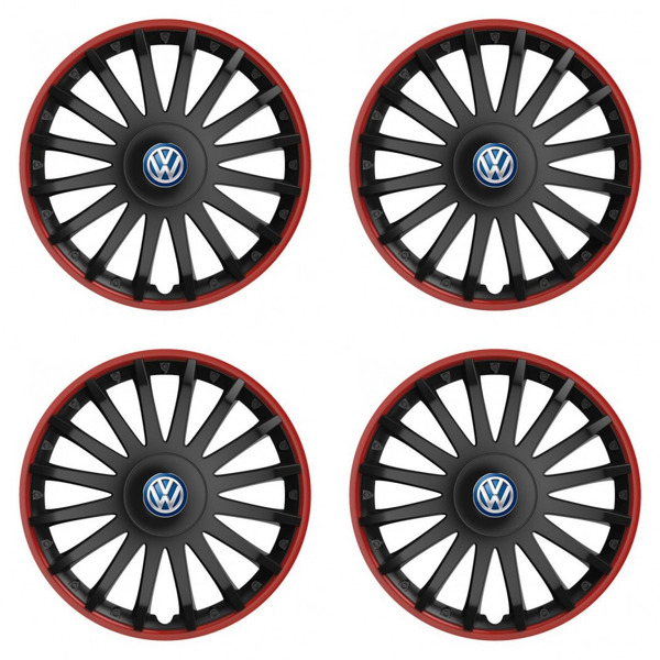 capace pentru VW (albastru) 15 CRYSTAL RO black